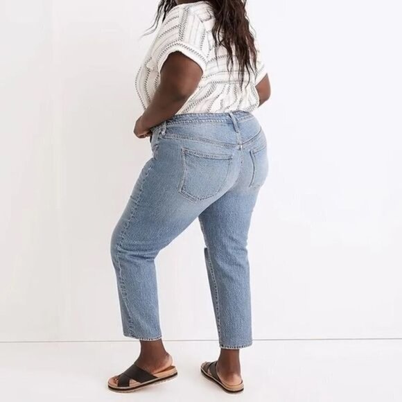 Madewell The Plus‎ Mid-Rise Perfect Vintage Jean in Ainsdale Wash 26W NWT - Picture 2 of 9